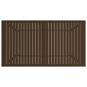 Vidaxl Garden Table Brown 140x80x72 Cm Steel