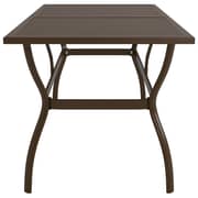 Vidaxl Garden Table Brown 190x80x72 Cm Steel
