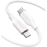 Anker Powerline III Flow USB-C To USB-C Cable 0.9m Cloud White