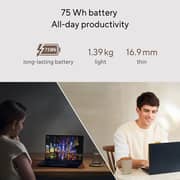 ASUS ZenBook 14 OLED (2022) Laptop - 12th Gen / Intel Core i5-1240P / 14inch 2.8K OLED / 8GB RAM / 512GB SSD / Shared Intel Iris Xe Graphics / Windows 11 Home / English & Arabic Keyboard / Ponder Blue / Middle East Version - [UX3402ZA-OLED1P5W]