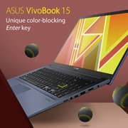 Asus VivoBook 15 Laptop - 11th Gen – Core i3 3GHz 8GB 512GB Shared Win11Home 15.6inch FHD Bespoke Black English/Arabic Keyboard X513EA BQ3396W (2022) Middle East Version