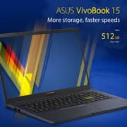 Asus VivoBook 15 Laptop - 11th Gen – Core i3 3GHz 8GB 512GB Shared Win11Home 15.6inch FHD Bespoke Black English/Arabic Keyboard X513EA BQ3396W (2022) Middle East Version
