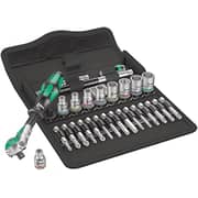 Wera 8100 Sa 9 Zyklop Speed Ratchet Set, 1/4