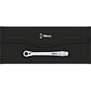 Wera 8100 Sc 8 Zyklop Metal Ratchet Set With Switch Lever, 1/2