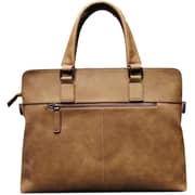 Trands Leather Laptop Bag Brown 14inch