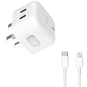 Trands 2 Port Charger White