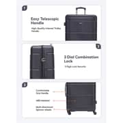 Para John Luggage Spinner Bags Set of 3 20,24,28 Inches Blue
