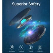 Choetech Long Range Invisible Under Table Wireless Charger Black