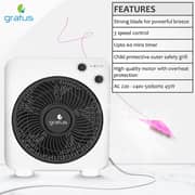 Gratus GRBF-12AFTBM Box Electric Fan