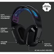 Logitech 981-000972 Wireless Over Ear Gaming Headset Black