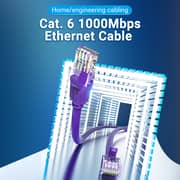 Vention Ethernet Cable Cat.6 UTP Patch Cable 1M Purple IBEVF