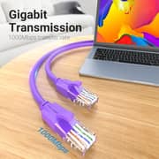 Vention Ethernet Cable Cat.6 UTP Patch Cable 1M Purple IBEVF
