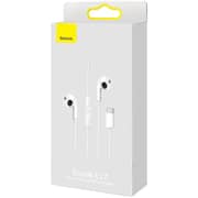 Baseus NGCR010002 In-Ear Wired Earphones White