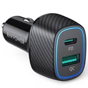 Ravpower 60W 2 Port Car Charger Black
