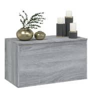 Vidaxl Storage Chest Grey Sonoma 84x42x46 Cm Engineered Wood