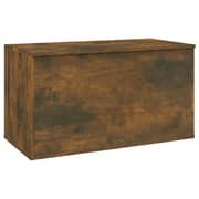 Vidaxl Storage Chest Smoked Oak 84x42x46 Cm Engineered Wood