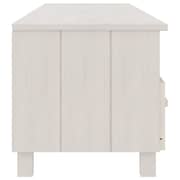vidaXL TV Cabinet HAMAR White 158x40x40 cm Solid Wood Pine