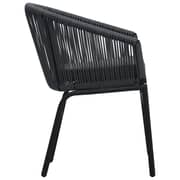 Vidaxl Garden Chairs 2 Pcs Anthracite Pvc Rattan