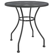Vidaxl Garden Table 80x72 Cm Expanded Metal Mesh Anthracite