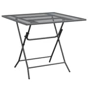 Vidaxl Garden Table 80x80x72 Cm Expanded Metal Mesh Anthracite