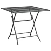 Vidaxl Garden Table 80x80x72 Cm Expanded Metal Mesh Anthracite