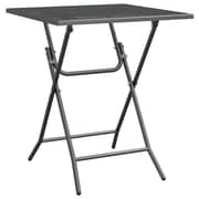 Vidaxl Garden Table 60x60x72 Cm Expanded Metal Mesh Anthracite