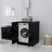 Vidaxl Washing Machine Cabinet Black 71x71.5x91.5 Cm
