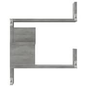 Vidaxl Wall Corner Shelves 2 Pcs Grey Sonoma 40x40x50 Cm Engineered Wood