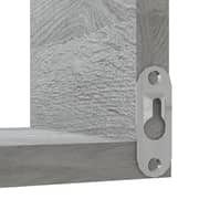 Vidaxl Wall Corner Shelf Grey Sonoma 40x40x50 Cm Engineered Wood