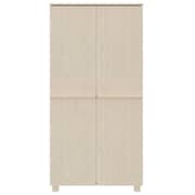 vidaXL Wardrobe HAMAR Honey Brown 89x50x180 cm Solid Wood Pine