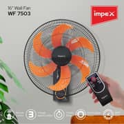 Impex Remote Control Wall Fan - WF 7503