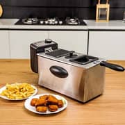 Geepas Deep Fryer 2180W GDF36015 Silver/Black