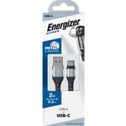Energizer C520CKSL USB-C Cable 2m Silver