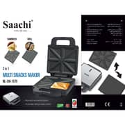 Saachi 2 in 1 Multi Snacks Maker NL-2M-1570