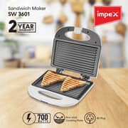 Impex 2 Slice Sandwich Maker - SW 3601