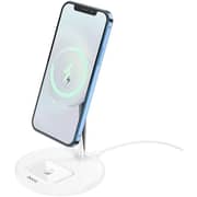 Hoco 2 in 1 Wireless Magnetic Charger White