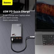 Baseus Power Bank 65w 20000mah Laptop Portable Charger Usb C Fast Charging 4-port Pd Battery Pack