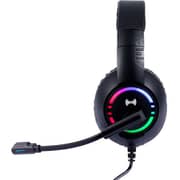 Hezire 4-in-1 Gaming Kit Keyboard+Mouse+Headset+Mouse Pad 1.3m Black