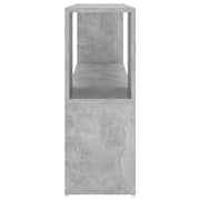 Vidaxl Book Cabinet Concrete Grey 100x24x63 Cm Engineered Wood