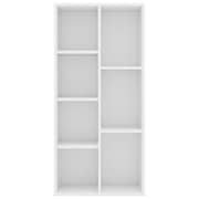 Vidaxl Book Cabinet White 50x25x106 Cm Engineered Wood