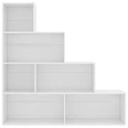 Vidaxl Book Cabinet/room Divider White 155x24x160 Cm Engineered Wood