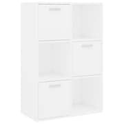 Vidaxl Storage Cabinet White 60x29.5x90 Cm Engineered Wood