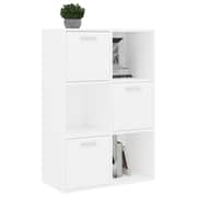 Vidaxl Storage Cabinet White 60x29.5x90 Cm Engineered Wood