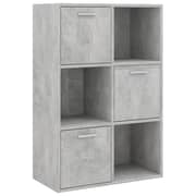 Vidaxl Storage Cabinet Concrete Grey 60x29.5x90 Cm Engineered Wood