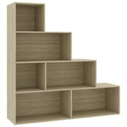 Vidaxl Book Cabinet/room Divider Sonoma Oak 155x24x160 Cm Engineered Wood