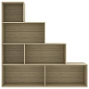 Vidaxl Book Cabinet/room Divider Sonoma Oak 155x24x160 Cm Engineered Wood