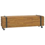 Vidaxl Tv Stand 110x30x32.5 Cm Solid Teak Wood
