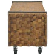 Vidaxl Tv Stand 110x30x32.5 Cm Solid Teak Wood