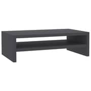 Vidaxl Monitor Stand Grey 42x24x13 Cm Engineered Wood