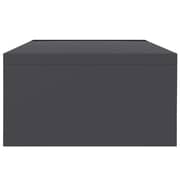 Vidaxl Monitor Stand Grey 42x24x13 Cm Engineered Wood